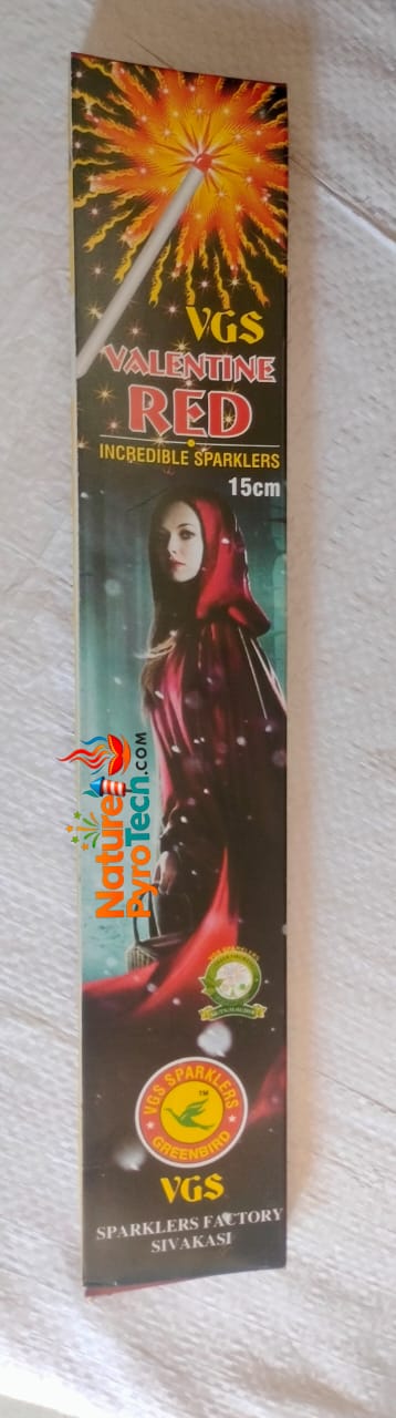 15 CM RED SPARKLER