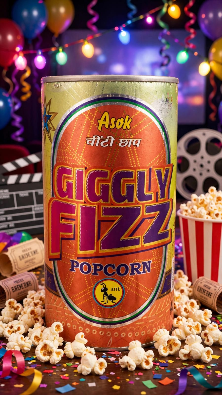 GIGGLY FIZZ popcorn 